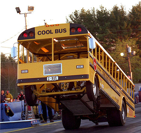 bus school cool wheelstanders drag racing wheelstander funny wheelie car buses race cars hotlinking stop please kids 2010 ken nelson